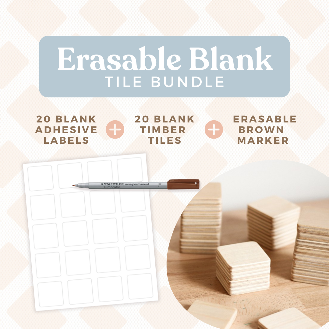 Second Scout Erasable blank tiles Second Scout Erasable blank tiles