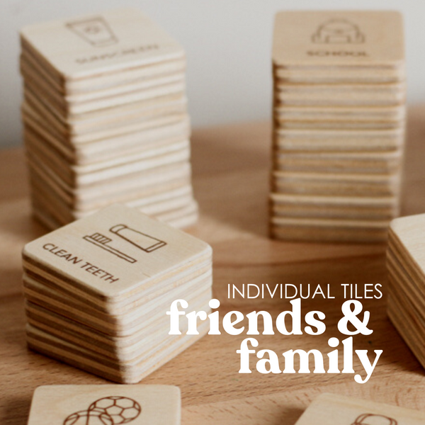 Individual tiles - Family & Friends