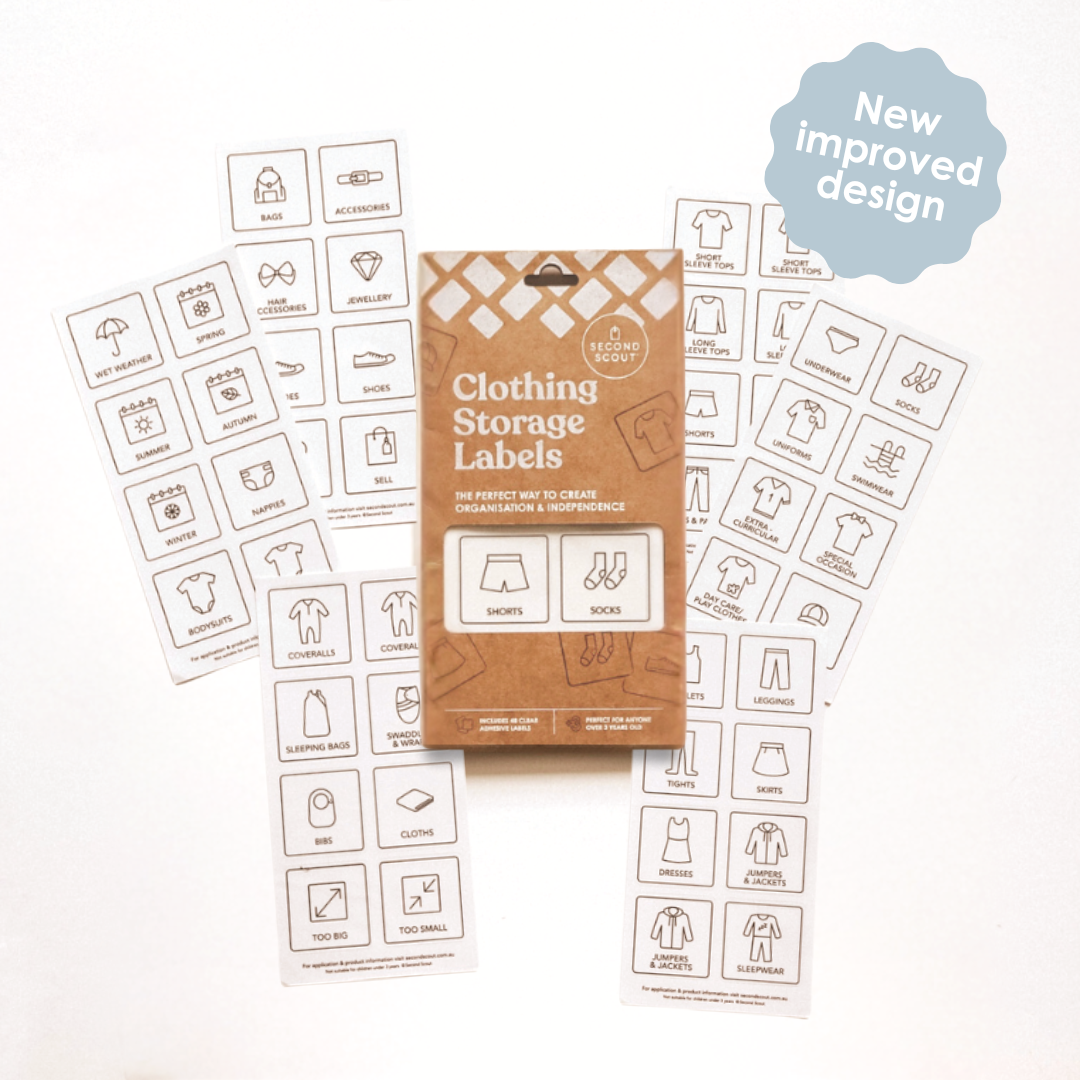 Clothing Storage Labels – Second Scout