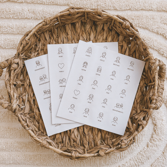 Tile Labels - Friends & Family Pack – Second Scout